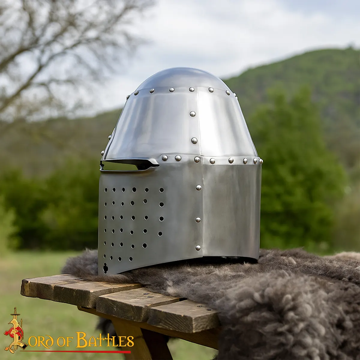 The Great Helmet of Sir Richard Pembridge 14th c Padded Liner - Image 6