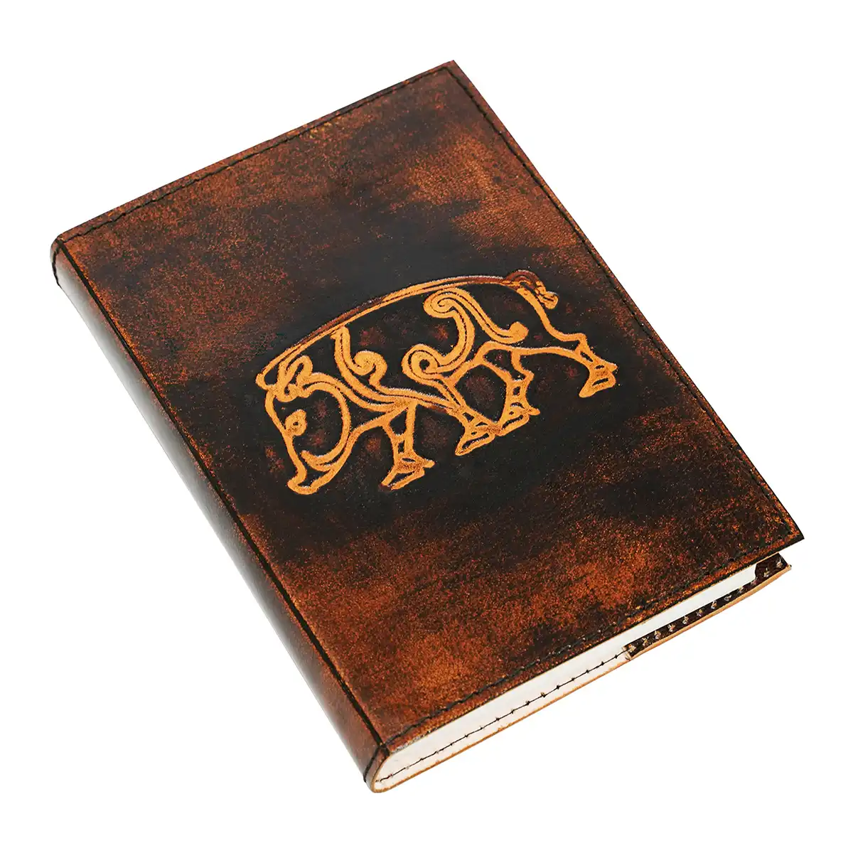 Celtic Boar Leather Bound Writing Journal Celtic Boar Leather Bound Writing Journal - Image 4