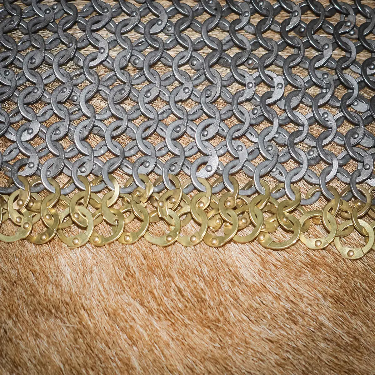Chainmail Gorget / Standard – 9mm Riveted Flat Rings Chainmail Gorget / Standard – 9mm Riveted Flat Rings - Image 5