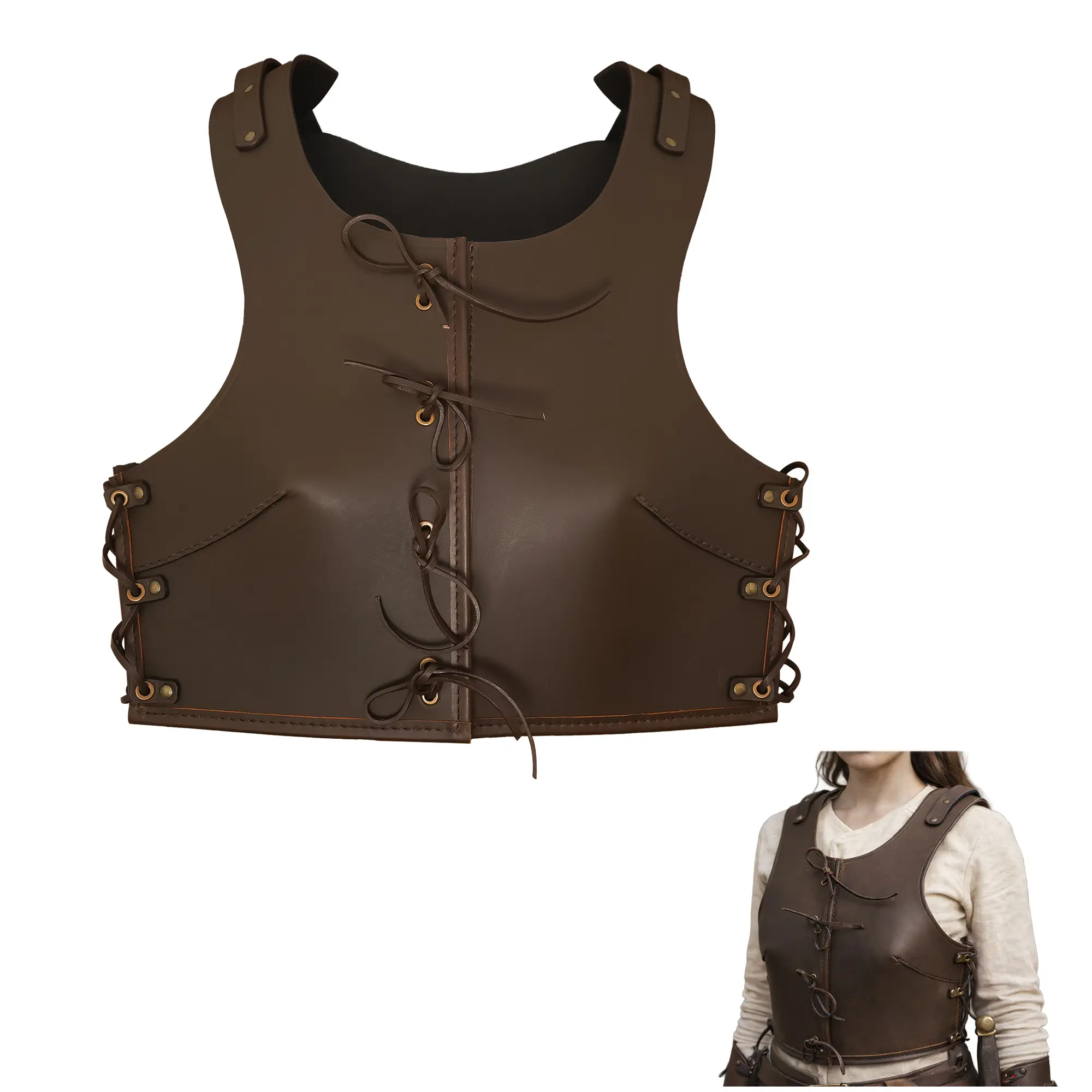 Valkyrie Genuine Leather Breastplate Valkyrie Genuine Leather Breastplate - Image 4