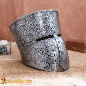 Medieval Crusader Antique Helmet with Padded Liner