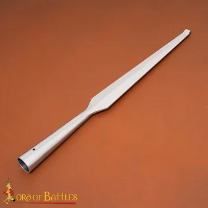 Medieval Spear Head - Hand-Forged Carbon Steel Blade