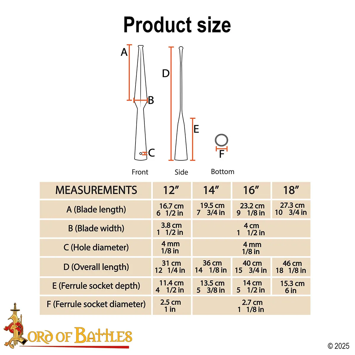 Medieval Spear Head - Hand-Forged Carbon Steel Blade Medieval Spear Head - Hand-Forged Carbon Steel Blade - Image 3