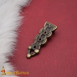 Celtic brass belt tip