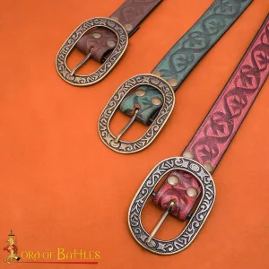 Embossed Leather Belt