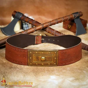Fantasy Barbarian Genuine Leather Belt