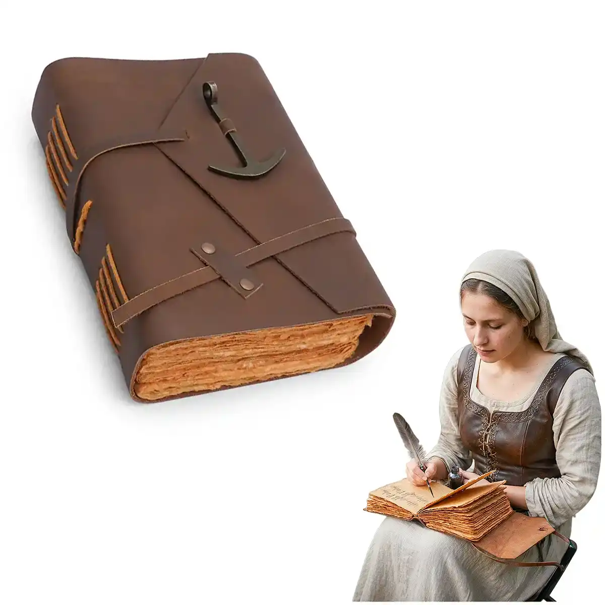 The Seafarer Genuine Leather Journal The Seafarer Genuine Leather Journal - Image 3