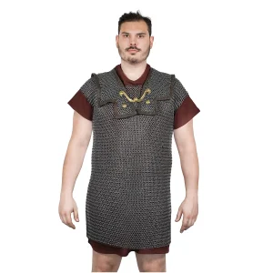 Lorica Hamata Roman Chainmail 9mm 16G High Tensile Wire, Spring Butted