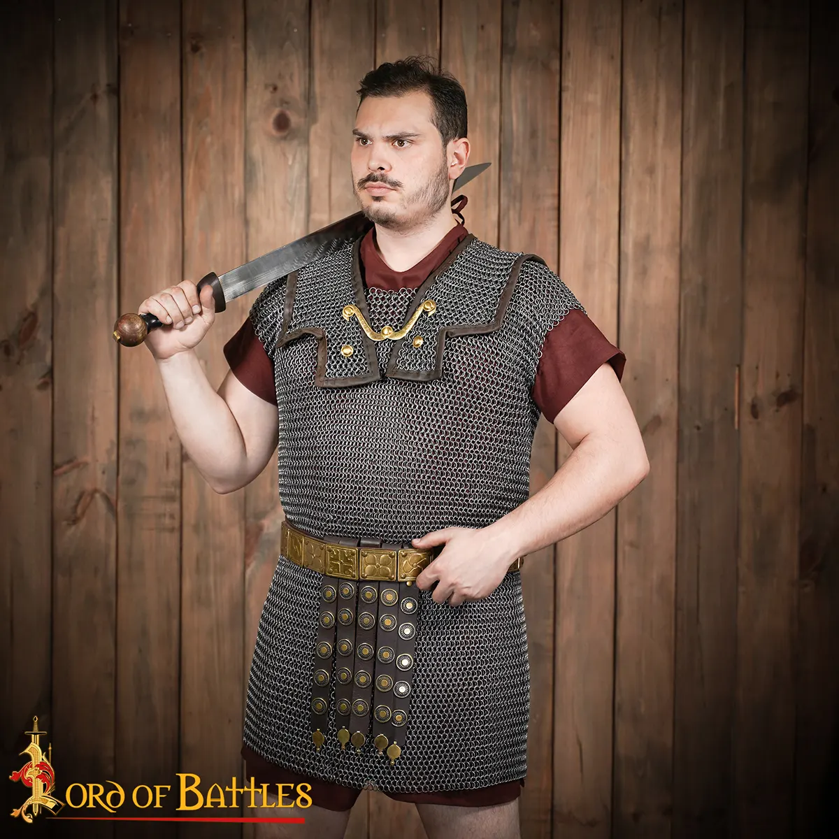 Lorica Hamata Roman Chainmail 9mm 16G High Tensile Wire, Spring Butted Lorica Hamata Roman Chainmail 9mm 16G High Tensile Wire, Spring Butted - Image 2