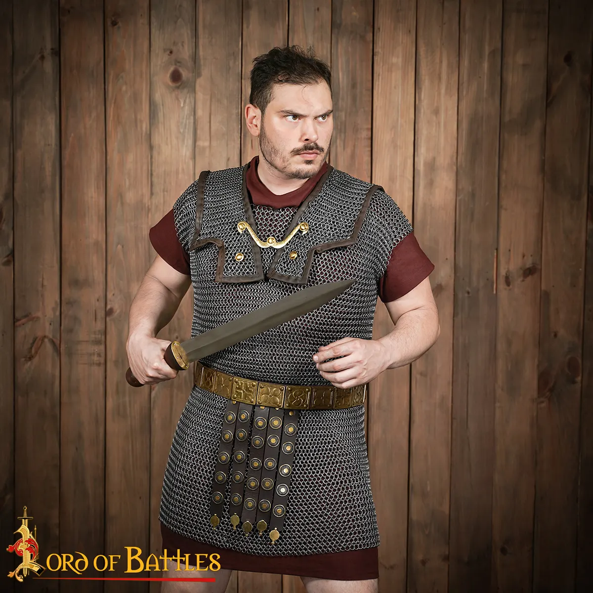 Lorica Hamata Roman Chainmail 9mm 16G High Tensile Wire, Spring Butted Lorica Hamata Roman Chainmail 9mm 16G High Tensile Wire, Spring Butted - Image 6