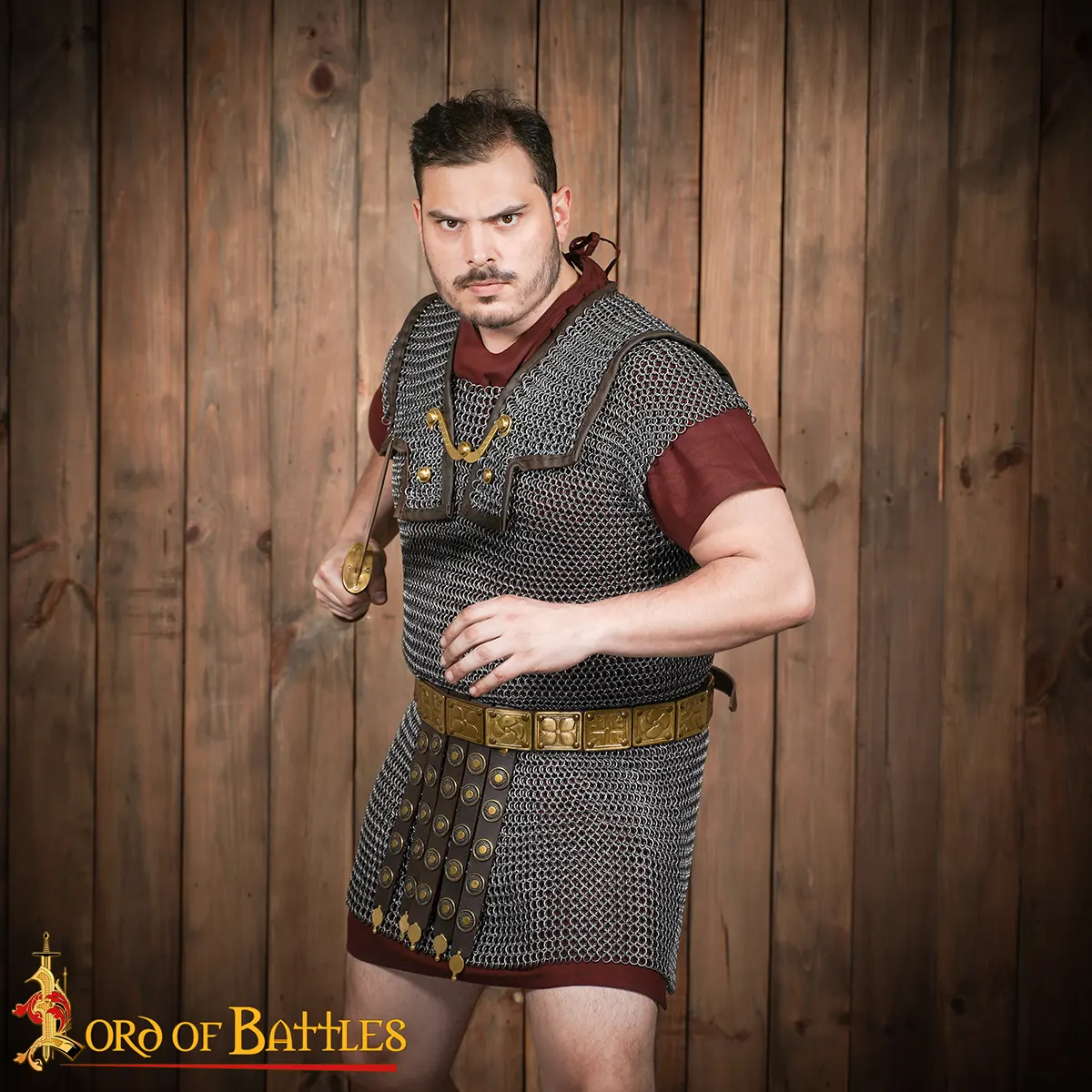 Lorica Hamata Roman Chainmail 9mm 16G High Tensile Wire, Spring Butted Lorica Hamata Roman Chainmail 9mm 16G High Tensile Wire, Spring Butted - Image 8