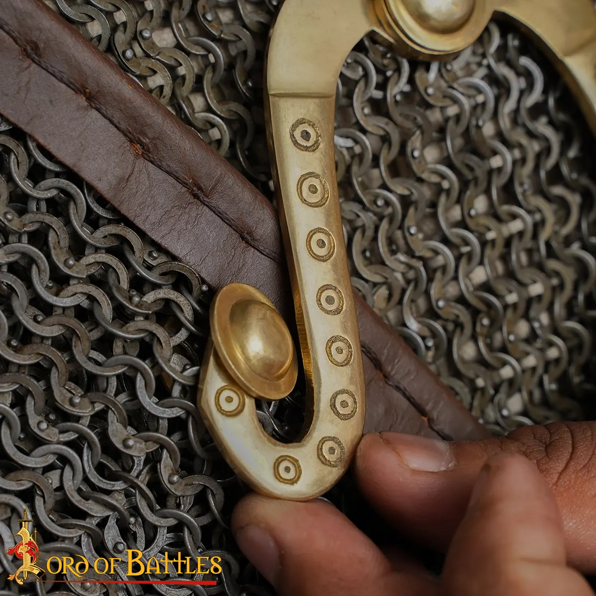 Lorica Hamata Roman Chainmail Armor 6mm Riveted Mild Steel - Image 5