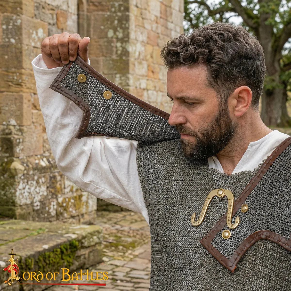 Lorica Hamata Roman Chainmail Armor 6mm Riveted Mild Steel - Image 8
