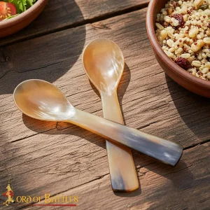 Medieval Ox Horn Spoons