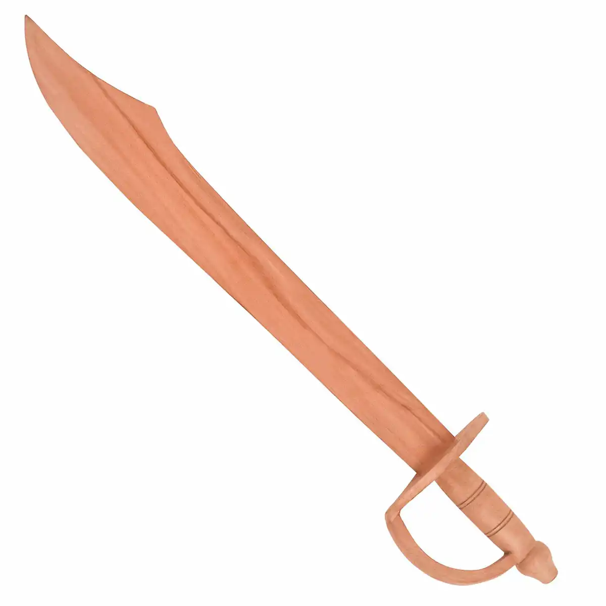 Wooden Pirate Cutlass Sword Prop with Knuckle Guard Wooden Pirate Cutlass Sword Prop with Knuckle Guard - Image 4