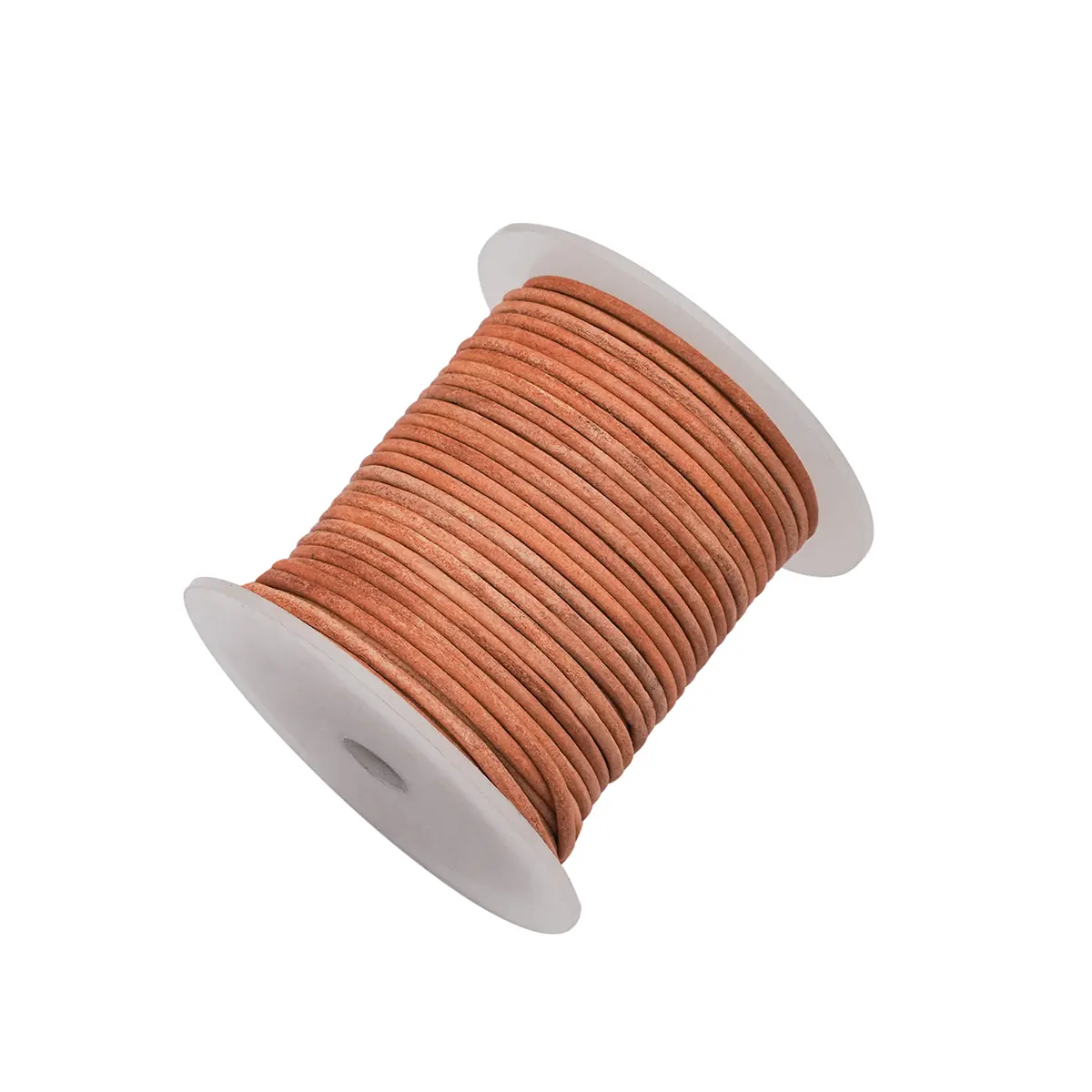 Round Leather Cord Spool Genuine Leather for Crafts, Jewelry & Repairs Round Leather Cord Spool Genuine Leather for Crafts, Jewelry & Repairs - Image 5