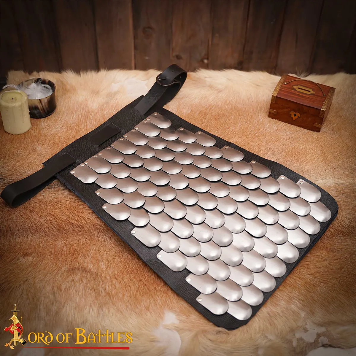 Viking Warrior Scale Skirt Genuine Leather and 20G Steel Scales Viking Warrior Scale Skirt Genuine Leather and 20G Steel Scales - Image 8