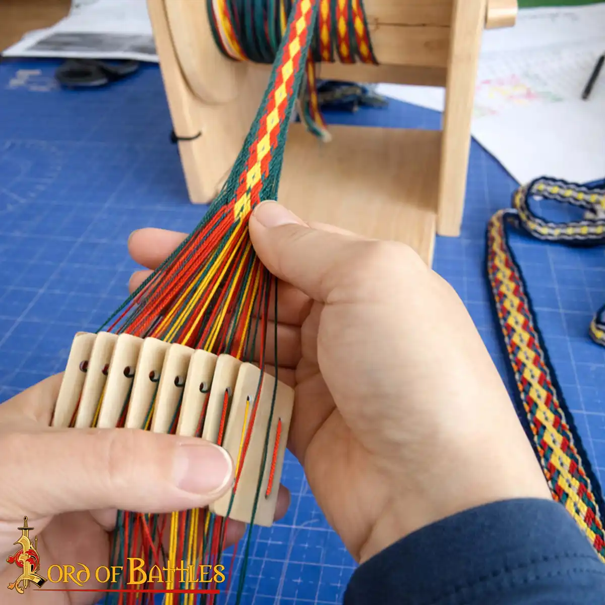 Viking Weaving Bone Tablets Functional Genuine Bone Accessory Viking Weaving Bone Tablets Functional Genuine Bone Accessory - Image 2