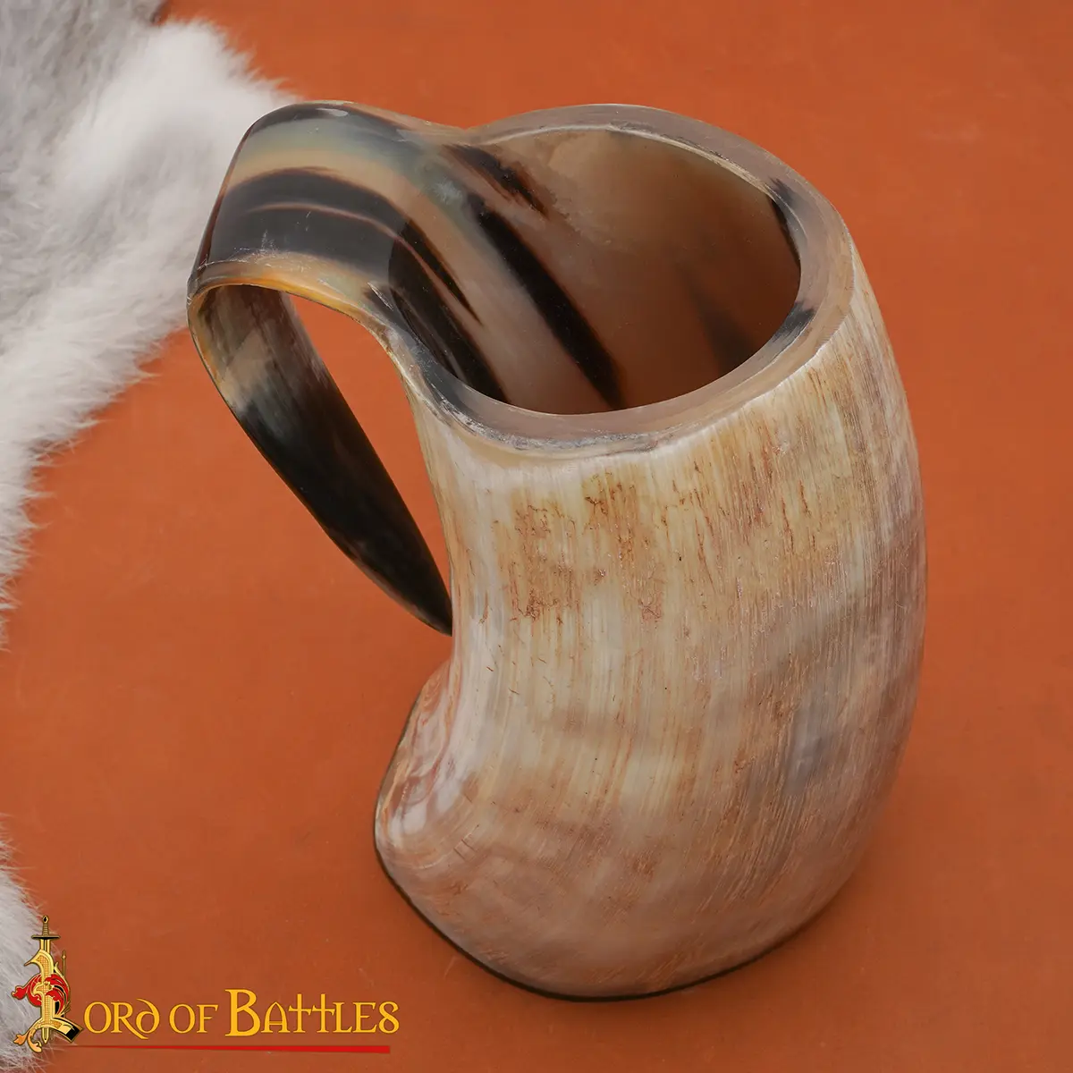 Viking Beer Tankard - Polished Natural Horn Mug Viking Beer Tankard - Polished Natural Horn Mug - Image 8