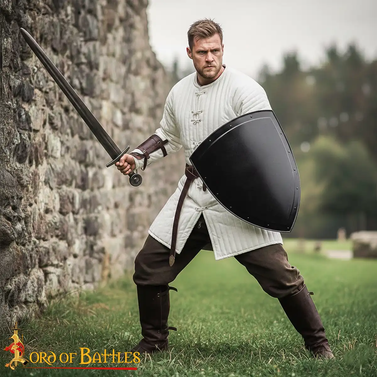 Knight Templar Shields - 18 Gauge Steel Heater Shield Knight Templar Shields - 18 Gauge Steel Heater Shield - Image 2