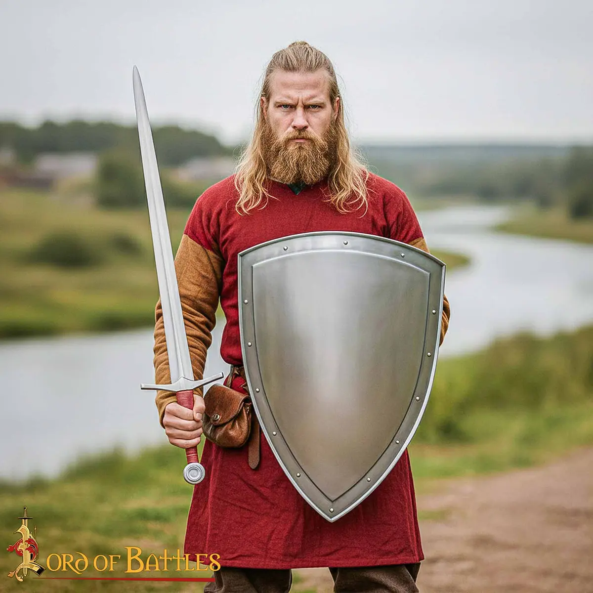 Knight Templar Shields - 18 Gauge Steel Heater Shield Knight Templar Shields - 18 Gauge Steel Heater Shield - Image 7