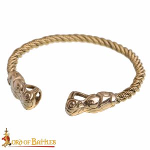 Viking Fenrir Wolf Torc