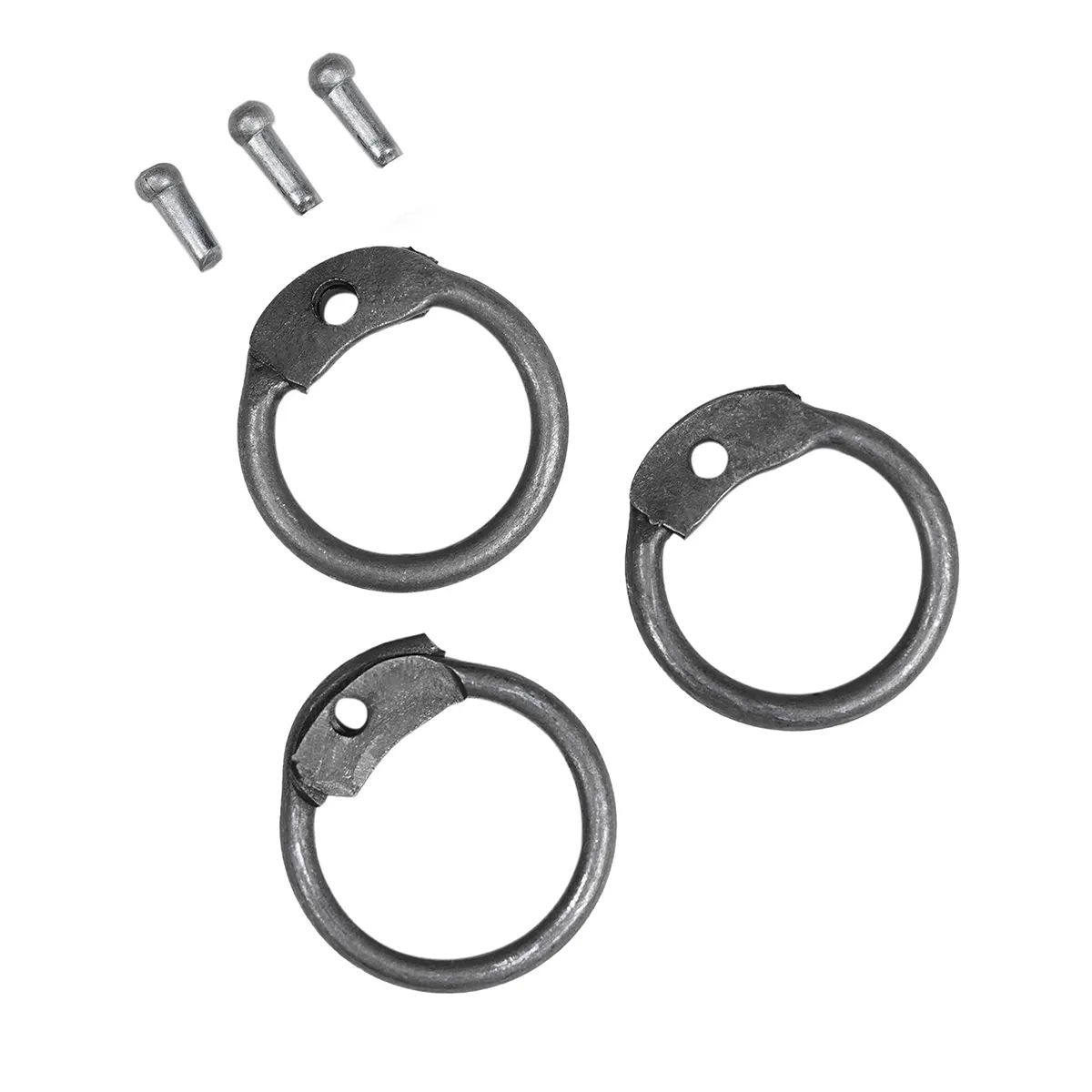 Mild Steel Loose Rings, Round Rings with Dome Rivets, 9 mm 16 gauge, Craft and Repair Chainmail Armour Mild Steel Loose Rings, Round Rings with Dome Rivets, 9 mm 16 gauge, Craft and Repair Chainmail Armour - Image 4