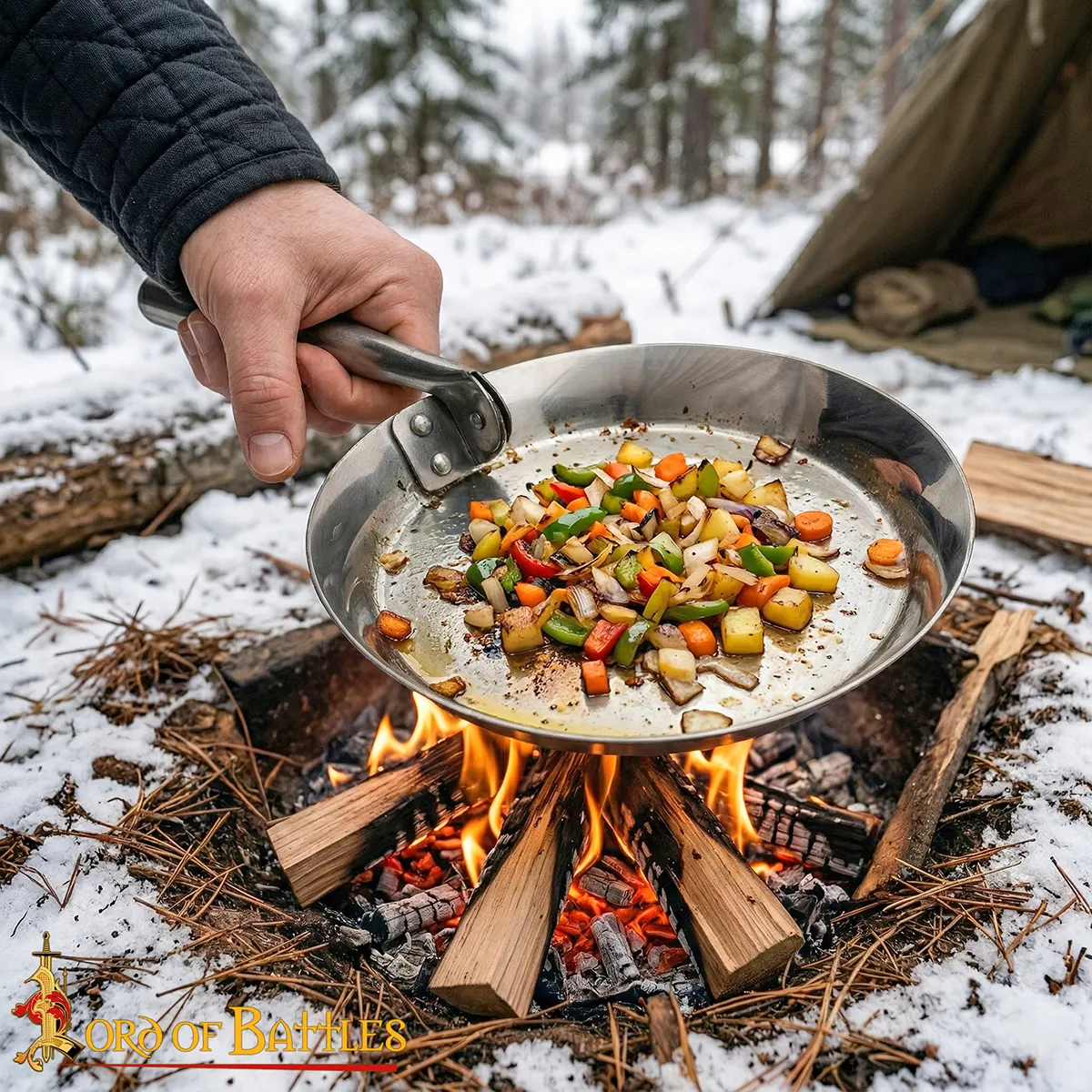Folding Cooking Pan Folding Cooking Pan - Image 2