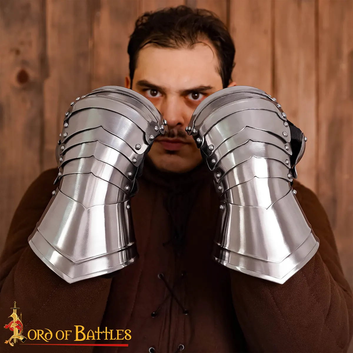 Clamshell Gauntlets - 16 Gauge Steel Clamshell Gauntlets - 16 Gauge Steel - Image 2