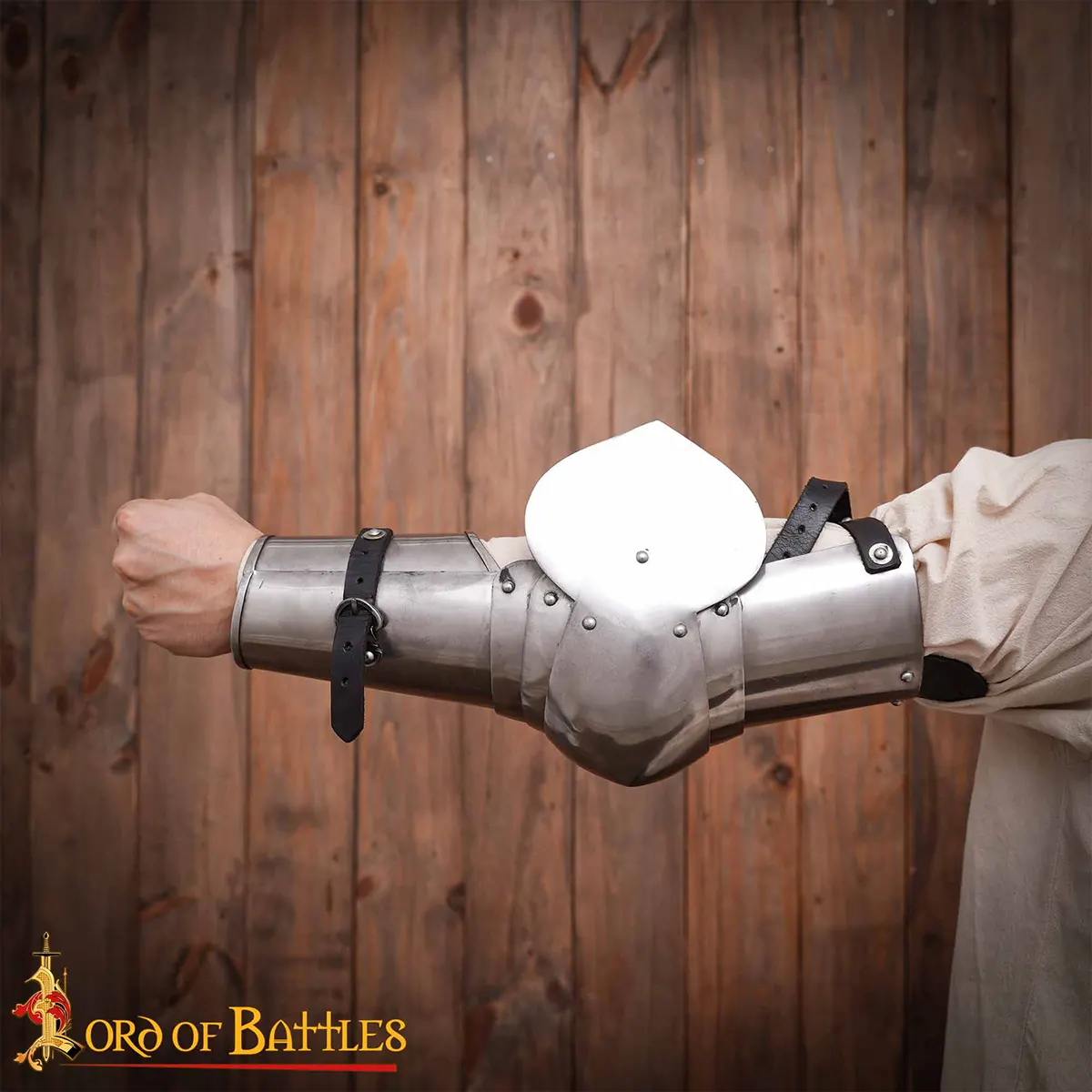 Medieval Italian Steel Arms Armor Fully Functional Vambraces Medieval Italian Steel Arms Armor Fully Functional Vambraces - Image 6