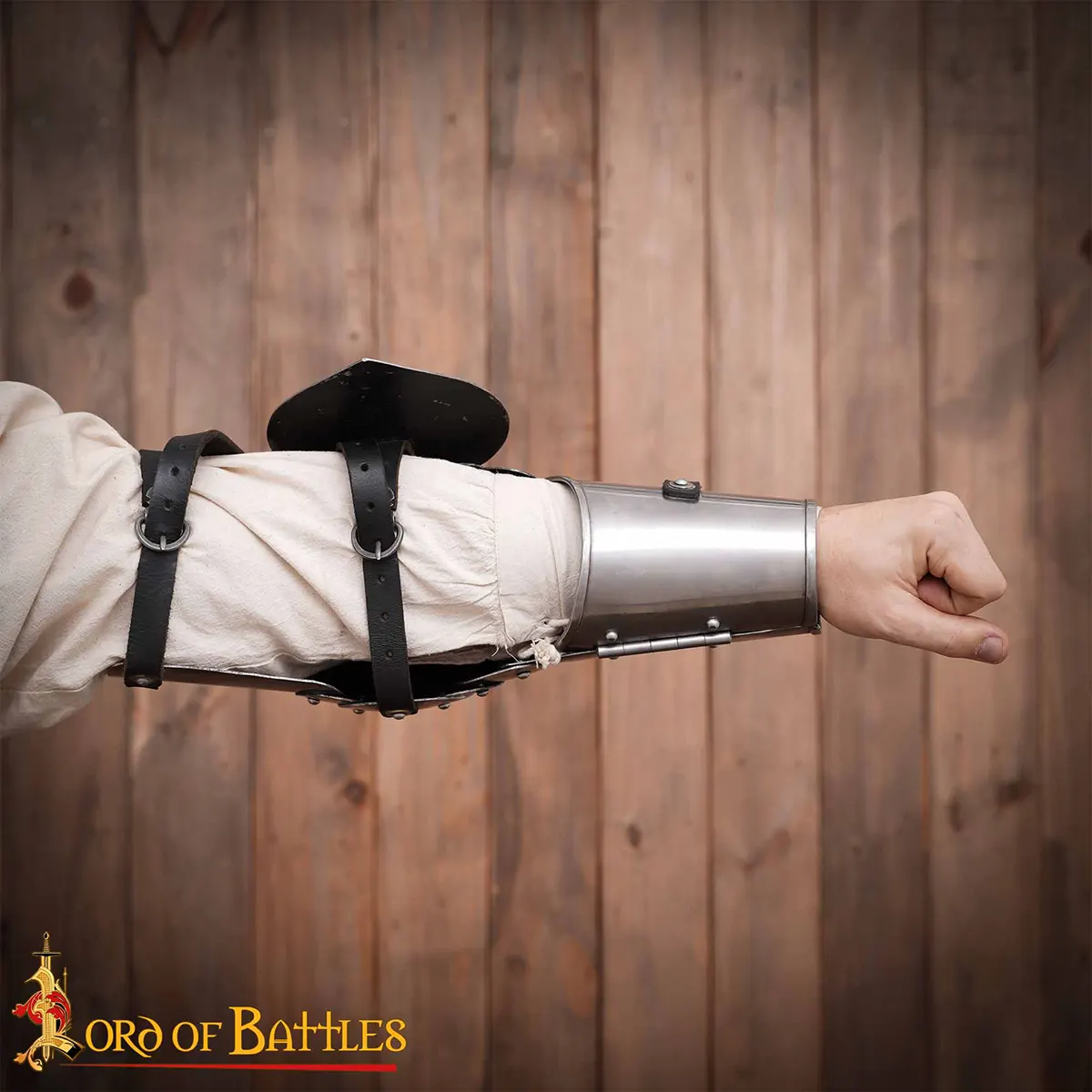 Medieval Italian Steel Arms Armor Fully Functional Vambraces Medieval Italian Steel Arms Armor Fully Functional Vambraces - Image 8