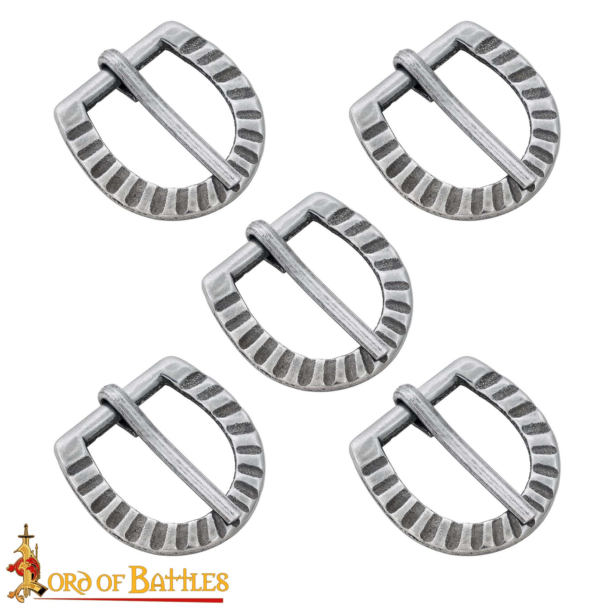 Medieval Rustic Iron Buckle – Hand Forged D-Shaped Iron Belt Buckle Medieval Rustic Iron Buckle – Hand Forged D-Shaped Iron Belt Buckle - Image 4