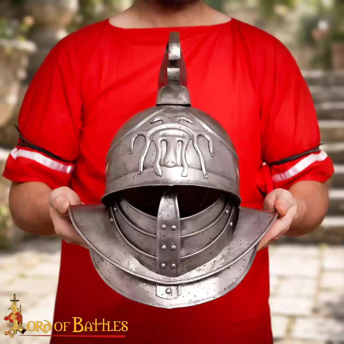 Thraex Spartacus Gladiator Helmet - Image 8