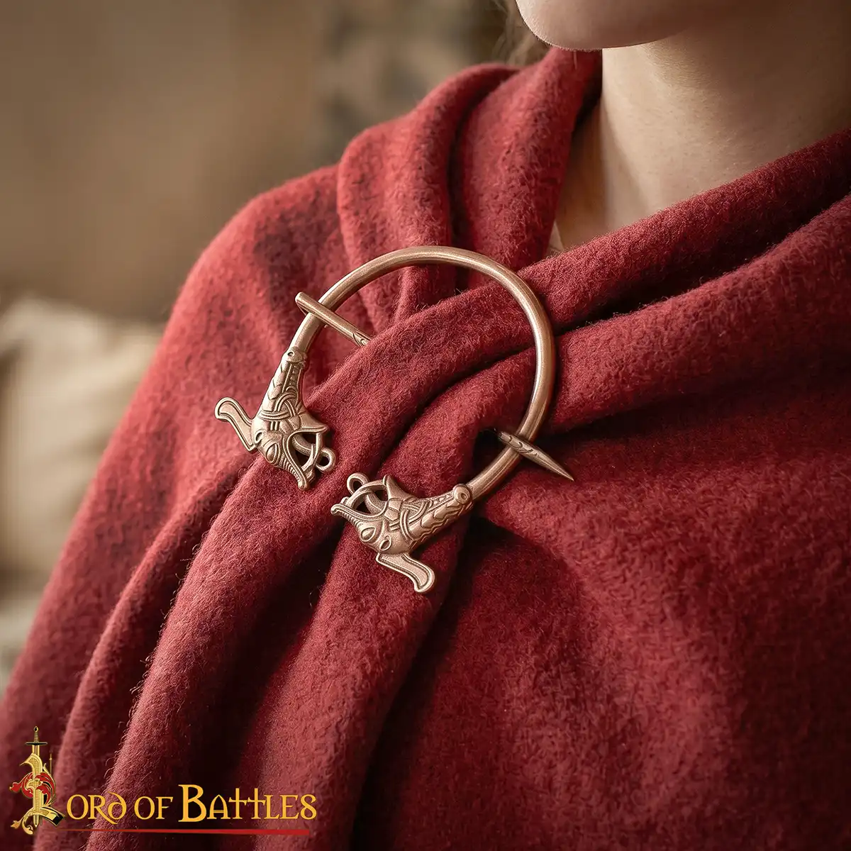 Bronze Dragon Penannular Brooch Bronze Dragon Penannular Brooch - Image 6