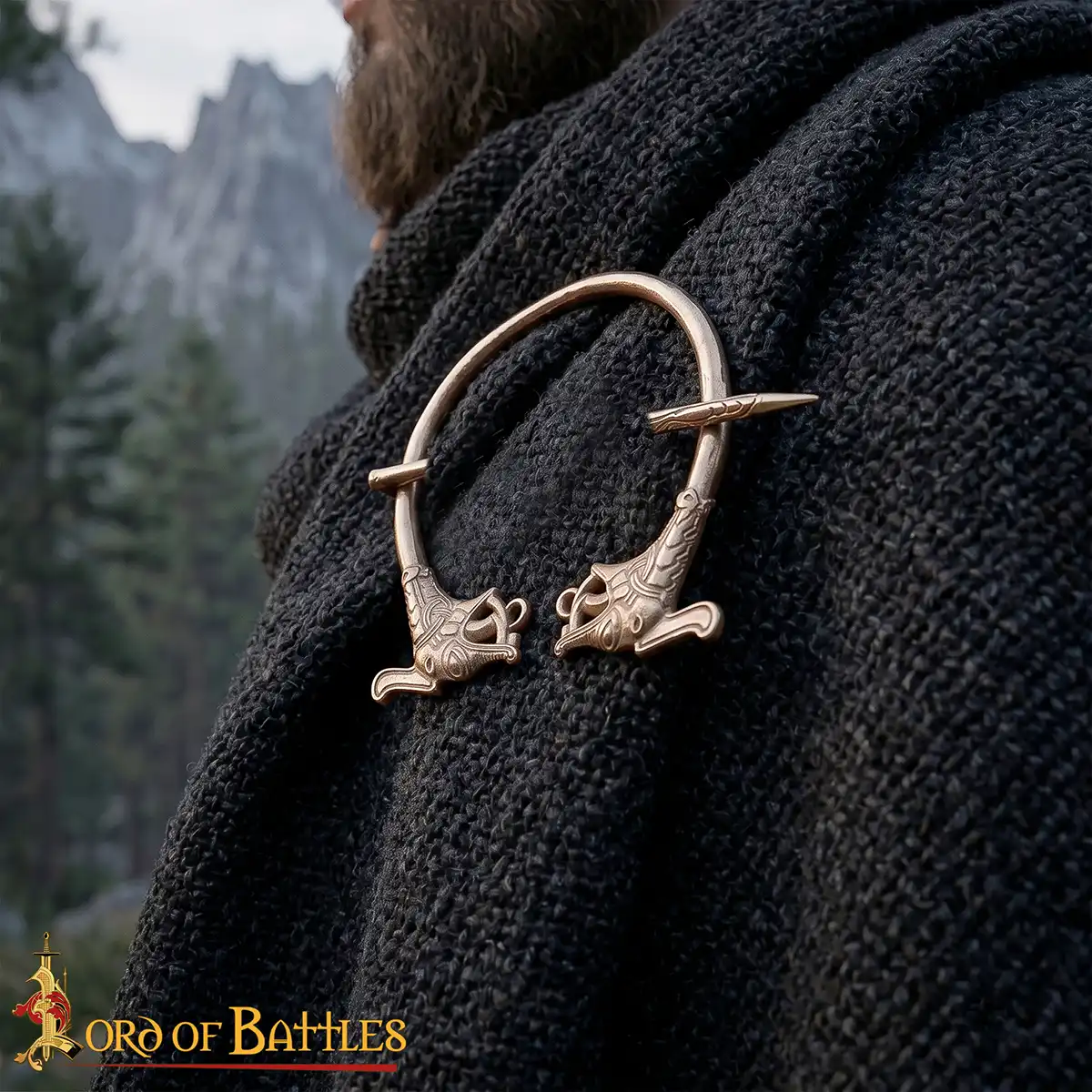 Bronze Dragon Penannular Brooch Bronze Dragon Penannular Brooch - Image 5