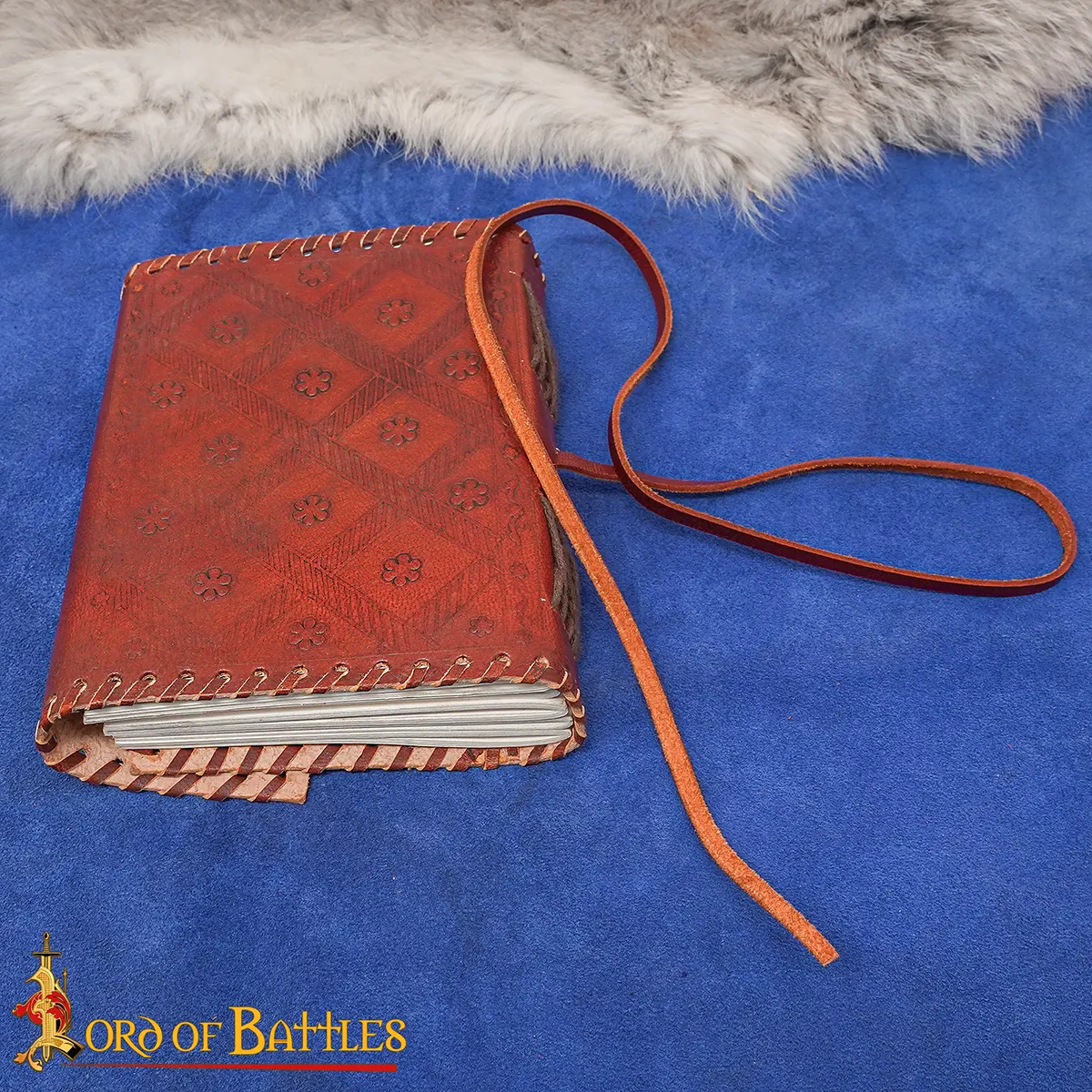 Leather Journal Notebook with Green Stone & Etching Leather Journal Notebook with Green Stone & Etching - Image 7