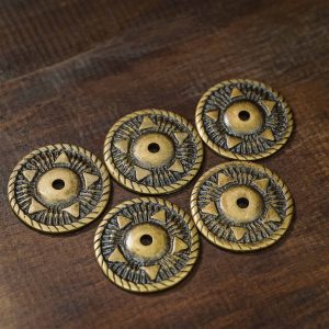Antique Brass Pentacle Adornments