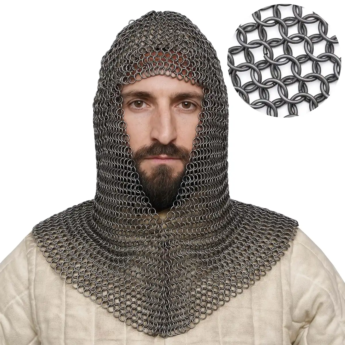 Medieval chainmail coif