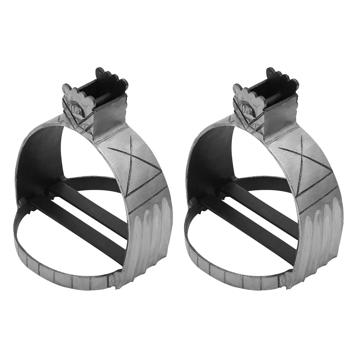 Hand Forged Medieval Steel Stirrups Hand Forged Medieval Steel Stirrups - Image 4