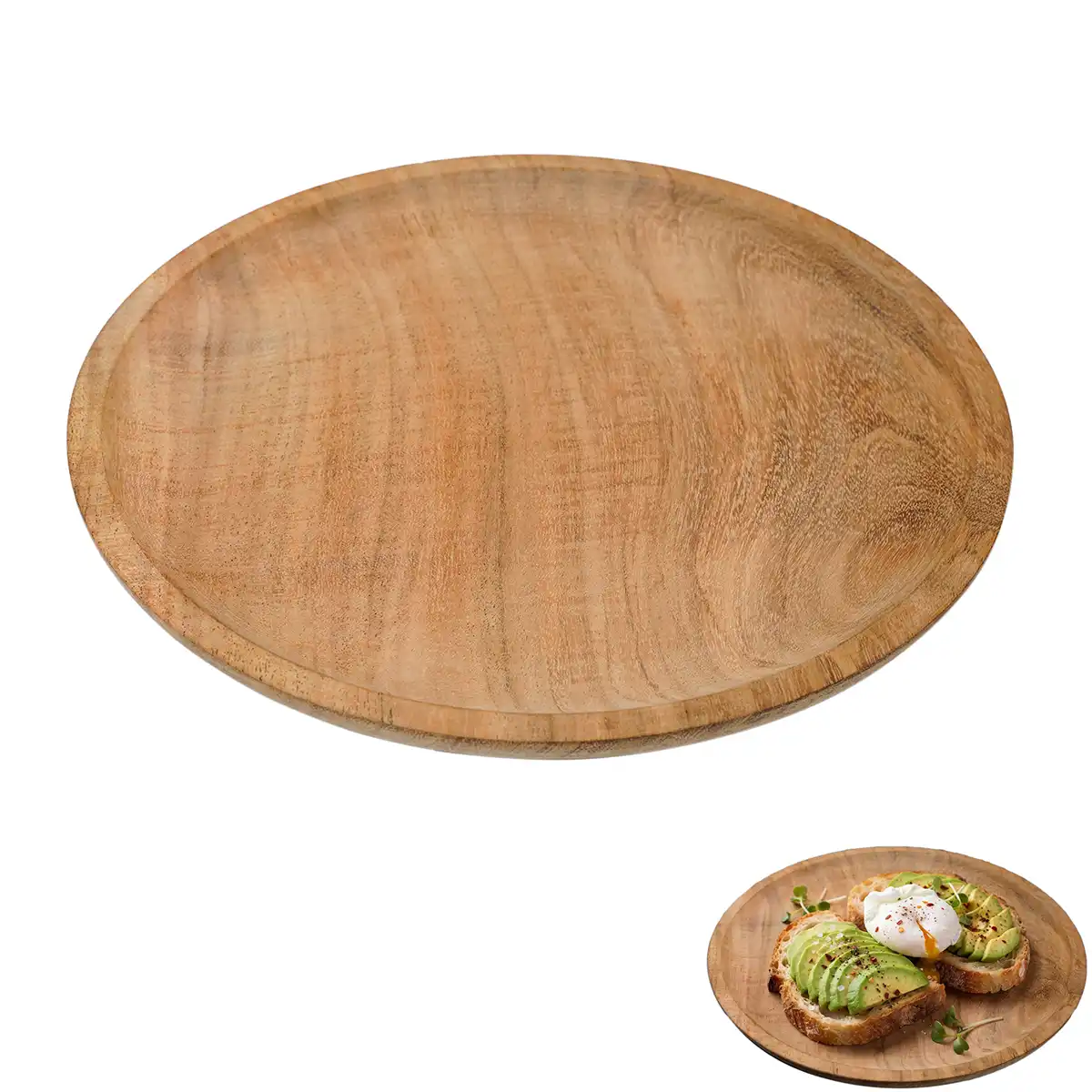 Roman Wooden Plate