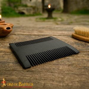 Ancient Viking Comb - Handcrafted Dual-Sided Ox Horn Grooming Tool