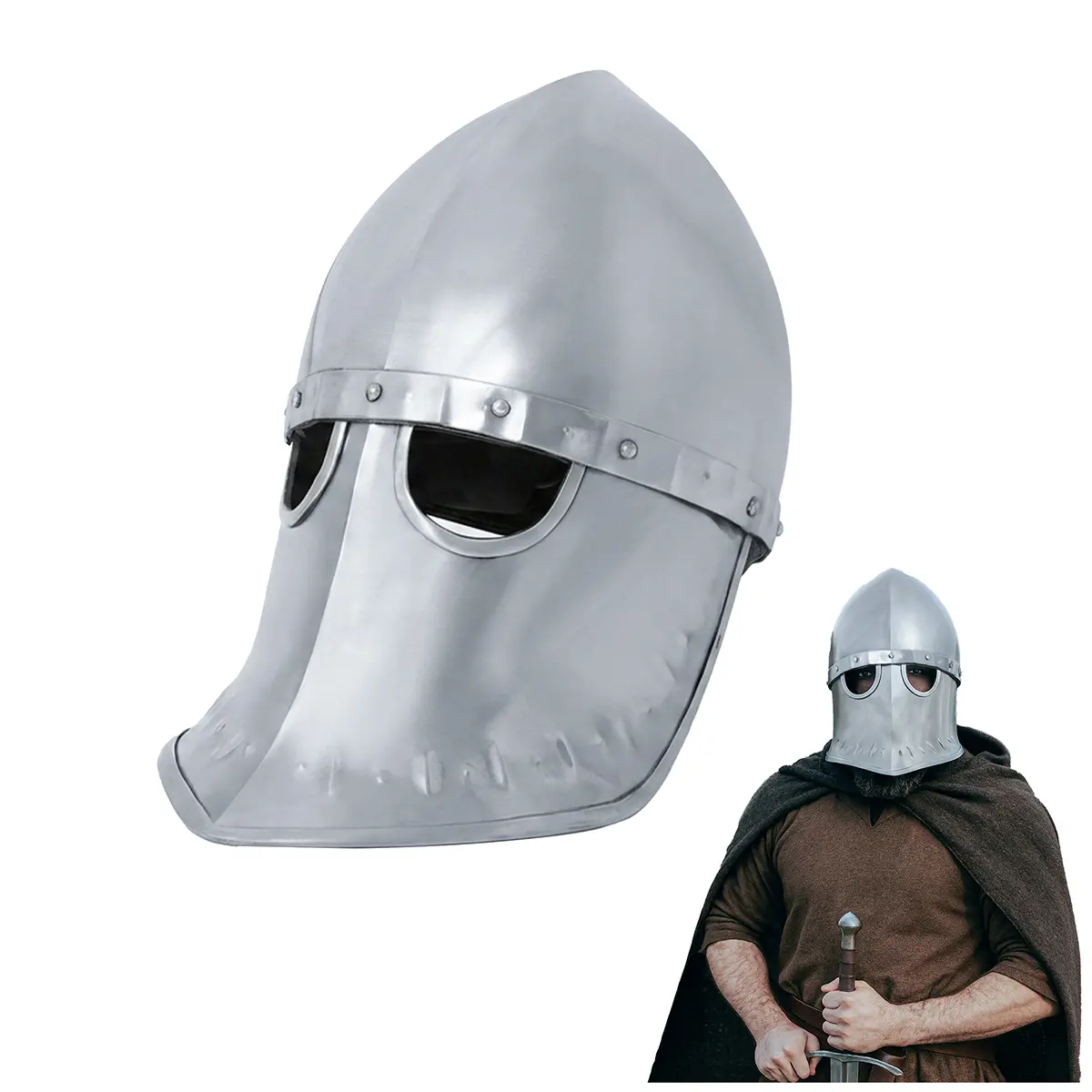 Italo-Norman Masked Helmet - Image 4