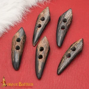 Norse Horn toggle buttons