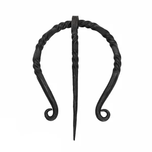 Twisted Scroll Viking Brooch